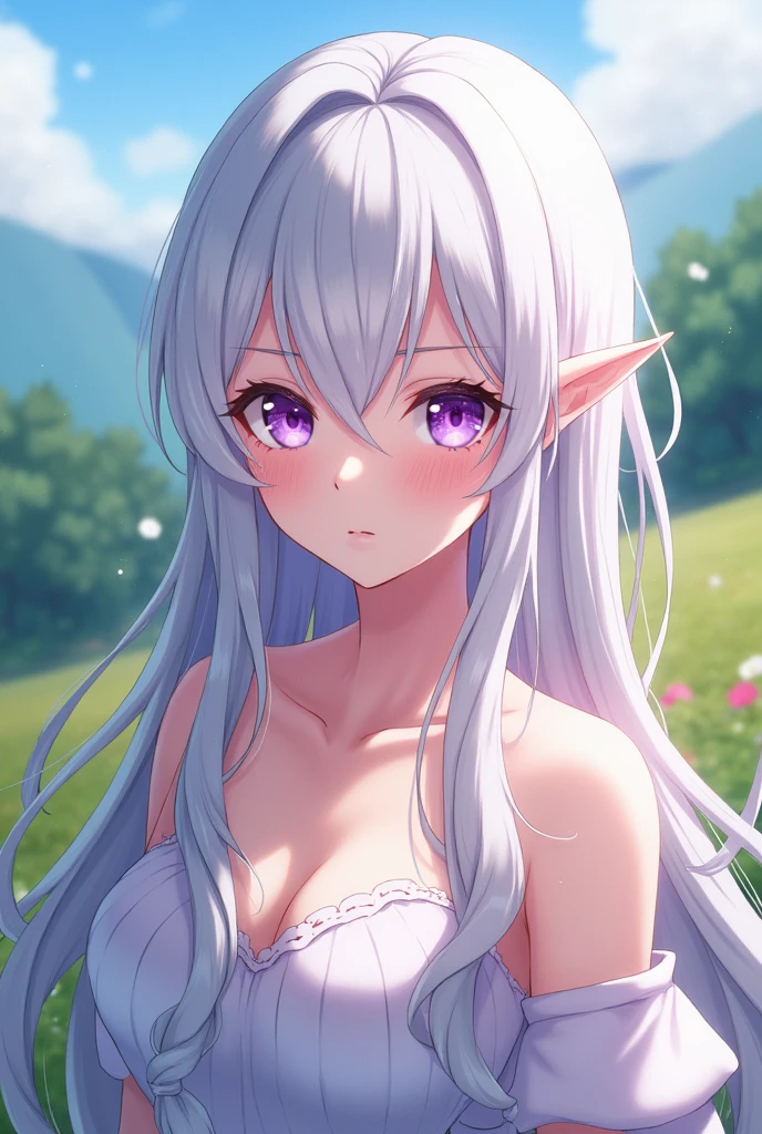 Emilia from the anime Re Zero