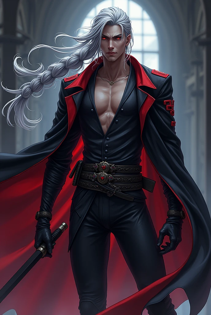 (masterpiece:1.1), (best quality:1.1), (detailed:1.1), (vibrant colors:1.2),BREAK, (dark fantasy:1.0), (horror:1.0), BREAK, (solo:1.2), (wide shot:1.0), (dynamic pose:1.2), (1man:1.2), (male focus:1.2), (vampire:1.1), (abs:1.0), (red eyes:1.0), (glowing eyes:1.0), (baring teeth:1.1), (dripping blood:1.1), (blood:1.1), (white hair:1.1), (long hair:1.0), (aggressive:1.1), (Vampires of Doom:1.0),
