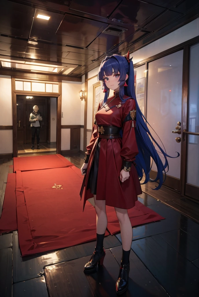 long black hair，Anime girl wearing green jacket, fleet collection style, The digital art of Danganronpa, Kushat Kenzi, detailed anime character art, pixiv, Full robot!! catwoman, Highest rated on pixiv, Actress 👀 :8, Rat Woman, anime character art, pixiv style, Kushat Garland, From Zero Zone