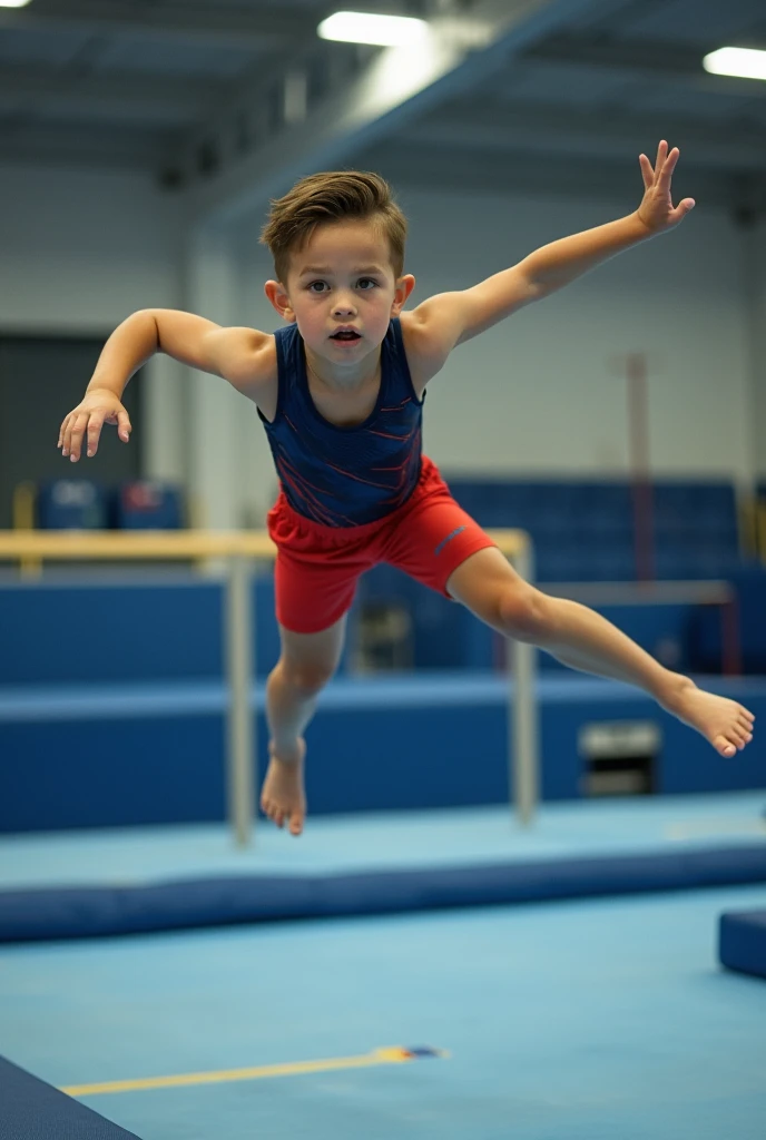 gymnastic suit short pants male child