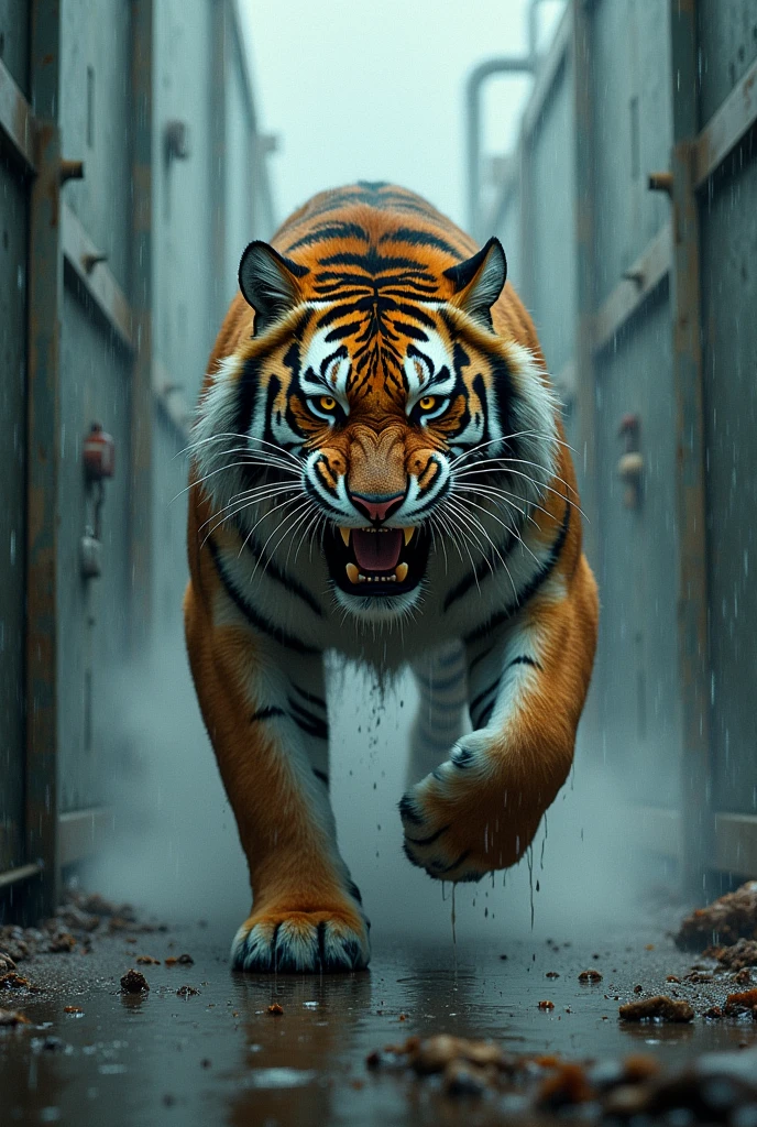 HD graphics，Detailed and realistic，high detal，high qulity，photo-realistic，photorealistic eye，Detailed paws，Masterpiece artwork，top-quality，32k，hyper HD, ((((feral tiger)))), ((((on all fours, raised tail,  huge balls, hyper flared penis, erected, excessive cum, hyper cum splatter, cum explode, cum strings, cum all the way through, all the way through, butt to wall)))), ((((cumplosion, oral cumplosion, open mouth))))
