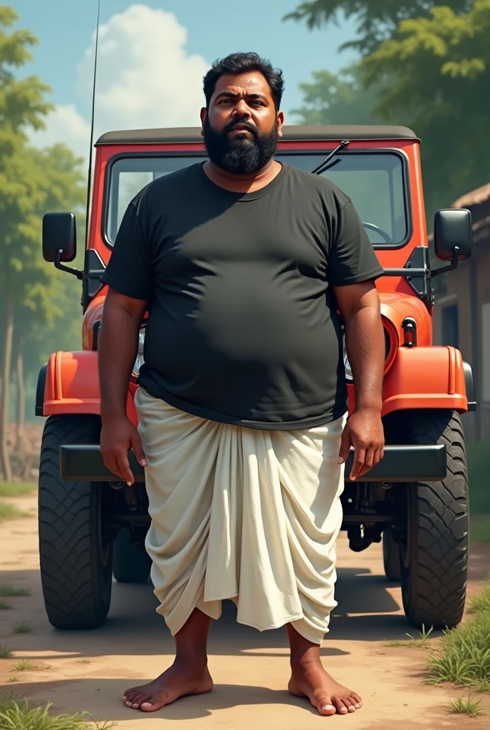 incredibly fat african people running in the savannah they are angry, are running away, men and women, dirt clothes, people talking loudly and swearing, fat people rolling on the floor