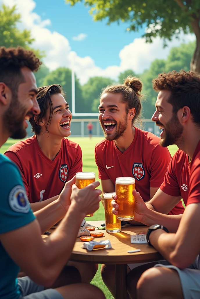 Messi Neymar and Cristiano together at the barbecue 