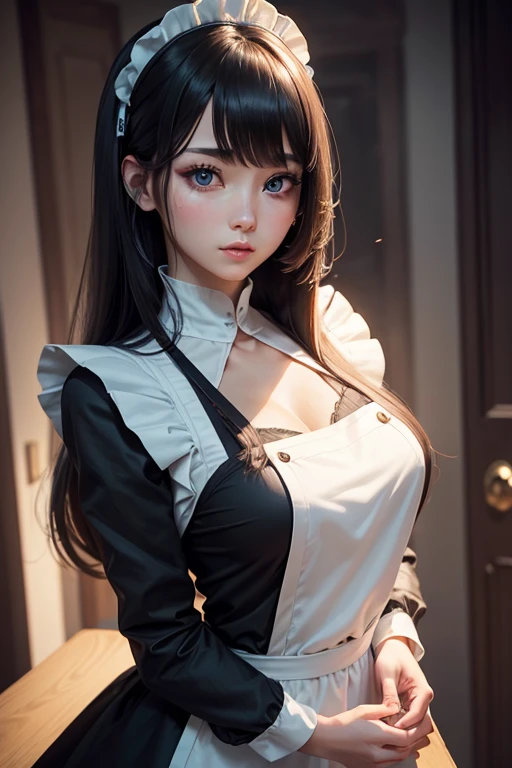 (masterpiece, best quality, detailed), 1girl androgynous , solo, looking at viewer, candace, (pale skin, white-skinned girl androgynous 1.3),  no breasts, short hair with long locks, sidelocks, long hair, ((heterochromia)),
pant suit, suit, formal, white short, white Tights , necktie, white pull, basement, (black:1.5), dimly lit, ojou-sama pose, she has an indifferent expression 