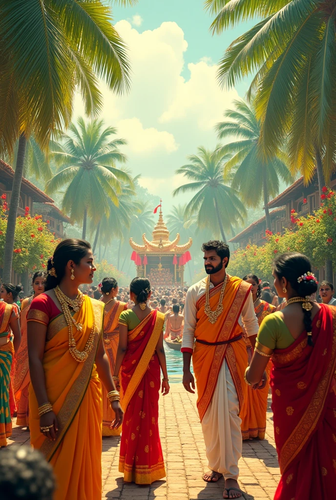 Gta 5 characters celebration onam festival in india Kerala