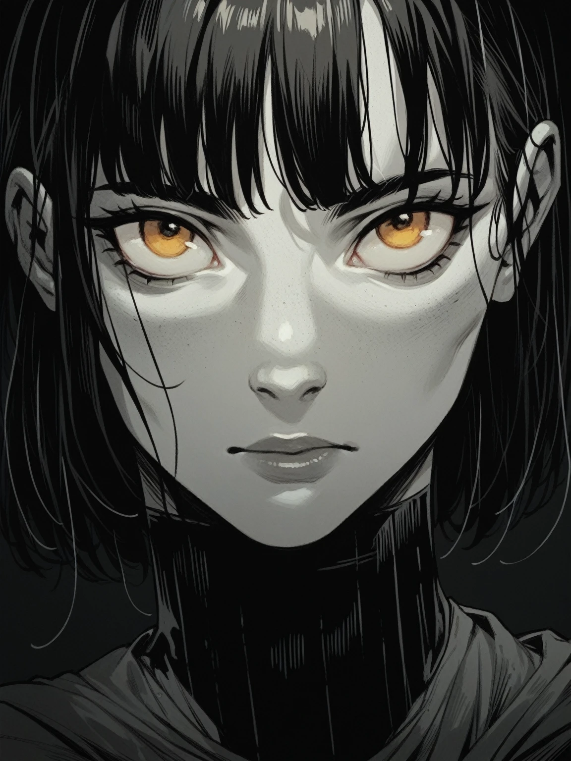 A professional gothic horror photograph, a beautiful vampire girl, her allure as timeless as her immortal soul, with eyes that glimmer like jewels, solo, cool, pulchritudinous, extremely delicate and beautiful ,detailed face, perfect eyes, perfect nose, perfect lips, pale skin, detailed Caesar cut, detailed Copper hair, (wind effect:1.5), super model, slender, intricate medium breasts, (perfect anatomy, anatomically correct, human anatomy, proportionate body), In a bustling bazaar, her spices and tales from distant lands attracted many.,
break
An underground bunker, built for protection during times of crisis or war, Ambivalent, Creepy,  enchanted, with intricately detailed Dwarves, inspired by Rod Serling and Anne Rothenstein, 
break
fashionable Military jacket designed by Victoria Caroline Beckham and Simon Bisley,  [(details:1.2): [ (many small details:1.3) : [ (many ultrasmall details: 1.2):(very detailed ultrasmall edges and microrelief:1.5):0.7 ]: 0.4 ] :0.2], timeless, 
break
face focus, deep focus, dynamic angle, chromatic aberration, film grain, bokeh, lifelike, cinematic, ac_neg2,
break
(best quality, masterpiece:1.5), (dark shot, best shadow:1.3), highres, raw photo, ultra high res, (photorealistic:1.5), ultra photoreal, (hyper realistic:1.5), professional, absurdres, ultra detailed, extremely detailed, intricately detailed, HDR, UHD, 64K, Movie Poster, Cinema Poster, Concept work, wallpaper,