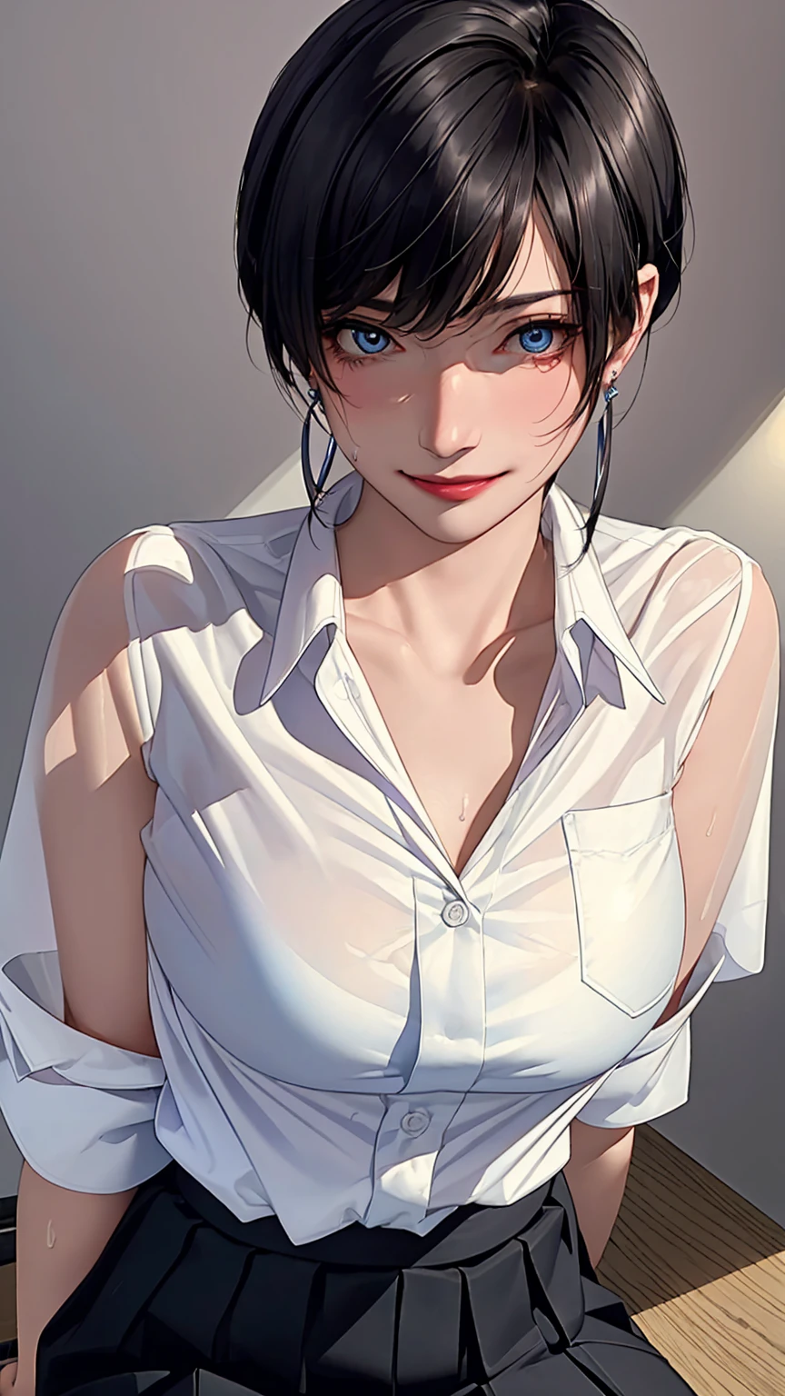 (Highly detailed CG Unity 8k wallpaper), (masterpiece), (Highest quality), (Super detailed), (Best illustrations), (Best Shadow), (Absurd),
BREAK
girl, Sweat, vapor, Mid-chest, Embarrassing, shy, View your viewers, Komoshuai, short hair, Browsing Caution,