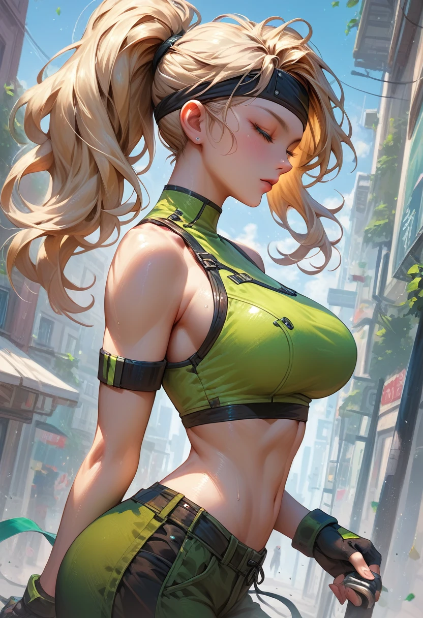 (masterpiece), (best quality), 8k resolution, ultra-detailed, hyper-detailed, realistic, photograph, photorealism, (1girl), Cammy costume, perfect body, smile, posing for photo