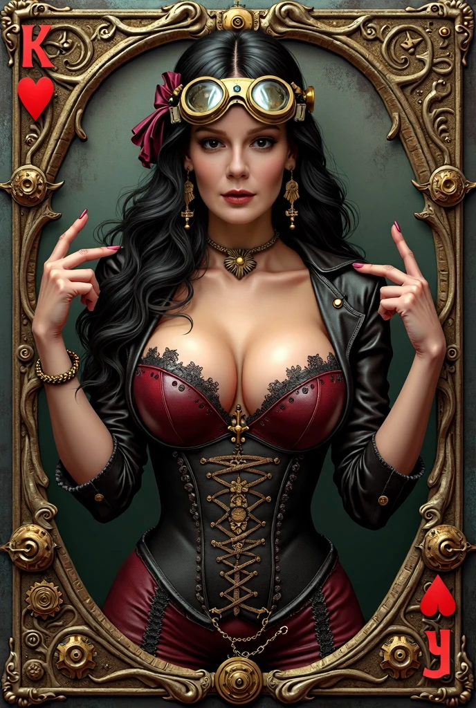 lwsh, illustration of a cute woman, The Burlesque Bombshell, A corset-style bustier with lace-up details, paired with high-waisted bloomers and thigh-high stockings, complete with feathered fans