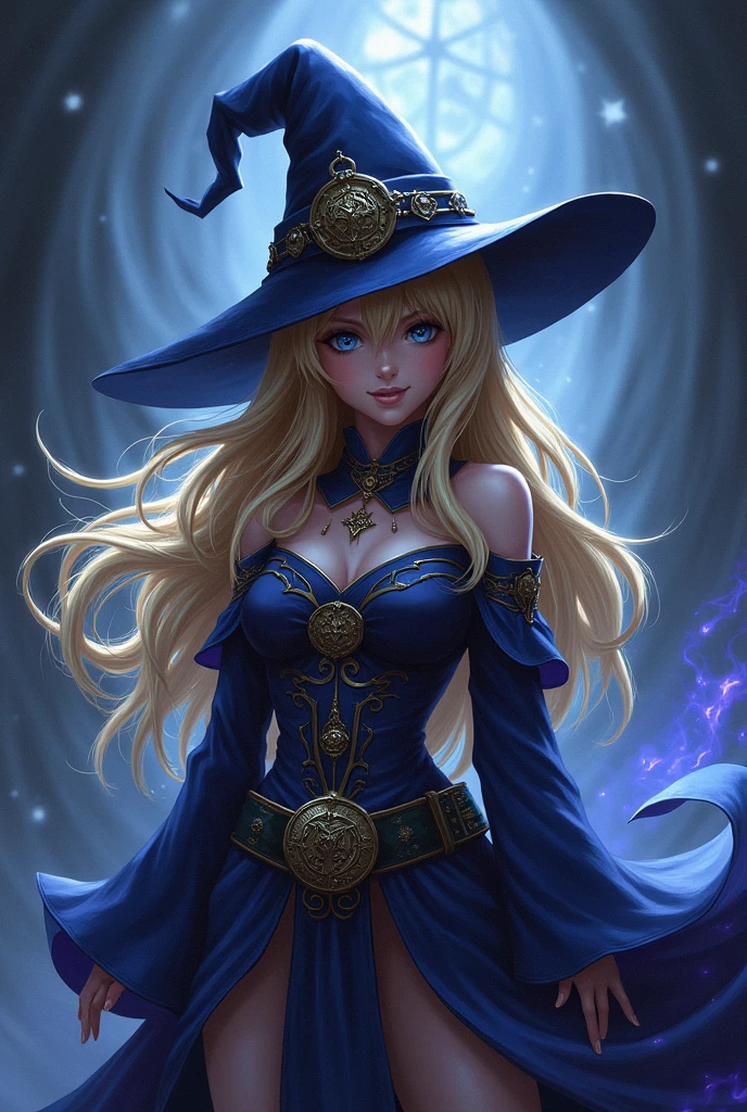 (masterpiece, best quality, detailed glossy skin: 1.2), flawless, 8k, RAW, highres,1girl, petite, medium breasts, long hair, blonde hair, (witch hat), (light smile), purple eyes, (star-shaped pupils), (underwater, algae, aquarium), looking at the viewer, solo, very short dress alice in wonderland, dress up, (no panties), long socks, transparent white socks, broom, floating, rim lights, cinematic lighting, ((splash water)), standing
