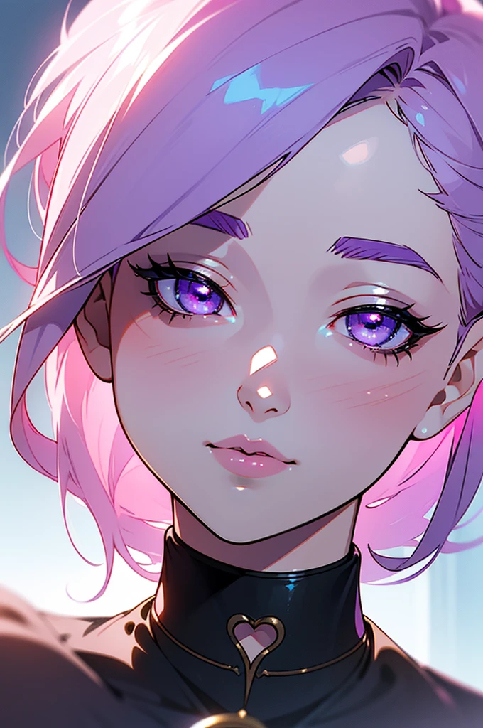 ((best quality,ultra-detailed,realistic)),HDR,UHD,studio lighting,1girl,professional,vivid colors,bokeh,portrait,shortpink hair,light pink hair,beautiful detailed purple eyes, pale skin,curvaceous, concrete, shadow, dark atmosphere, black ocultist outfit,pretty, delicate features, long lashes, big lips, beautiful, short straight hair, long lashes, big lips, beautiful, short straight hair,((magic backgound)), magical suit, ((ocultist suit)), (((detailed face))), (((detailed eyes))), ((black magic)), ((necromancy)), ((purple eyes)), short hair
