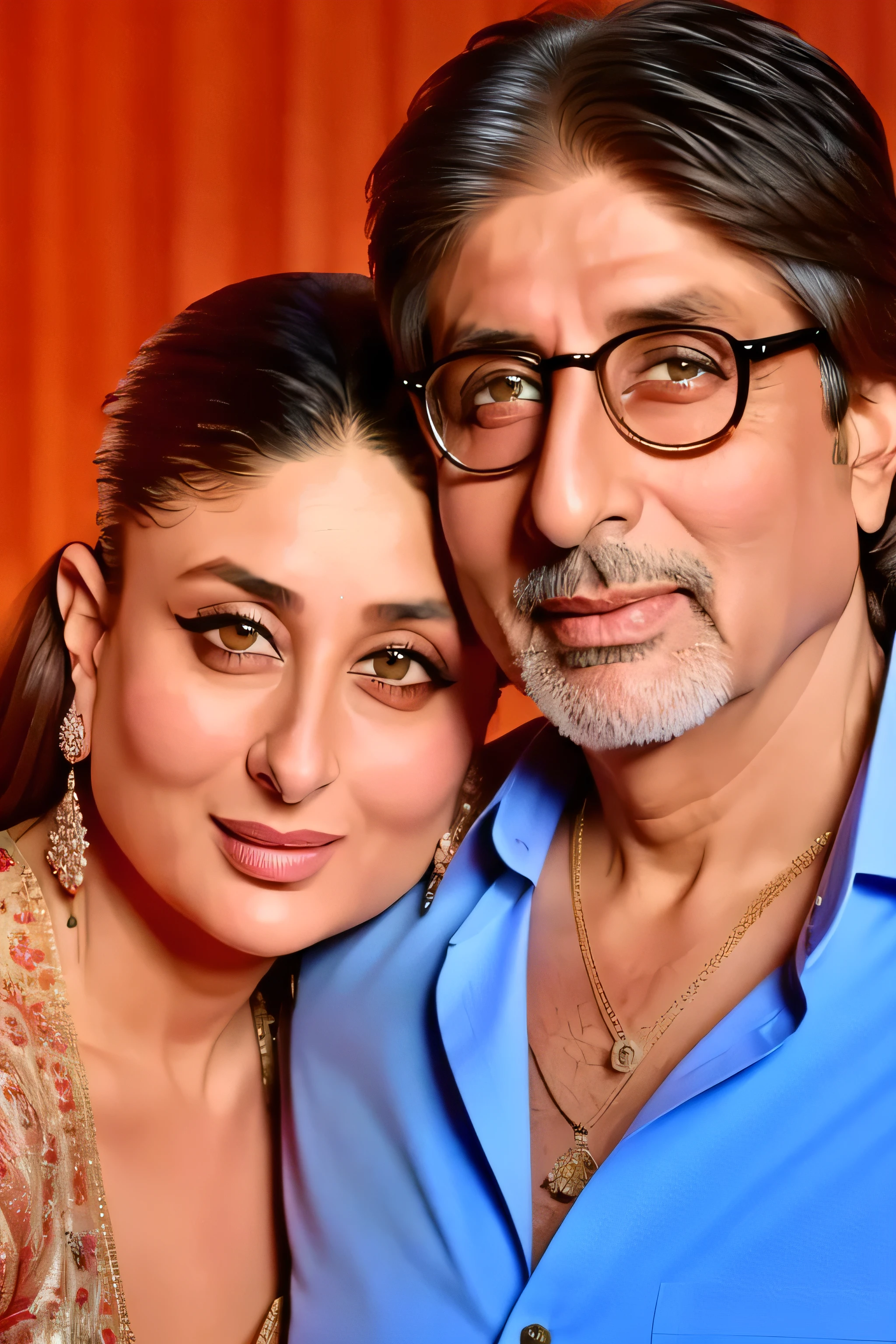 Kareena kapoor sleep with amitabh bachchan, couple love, kareena pregnant, with baby, family