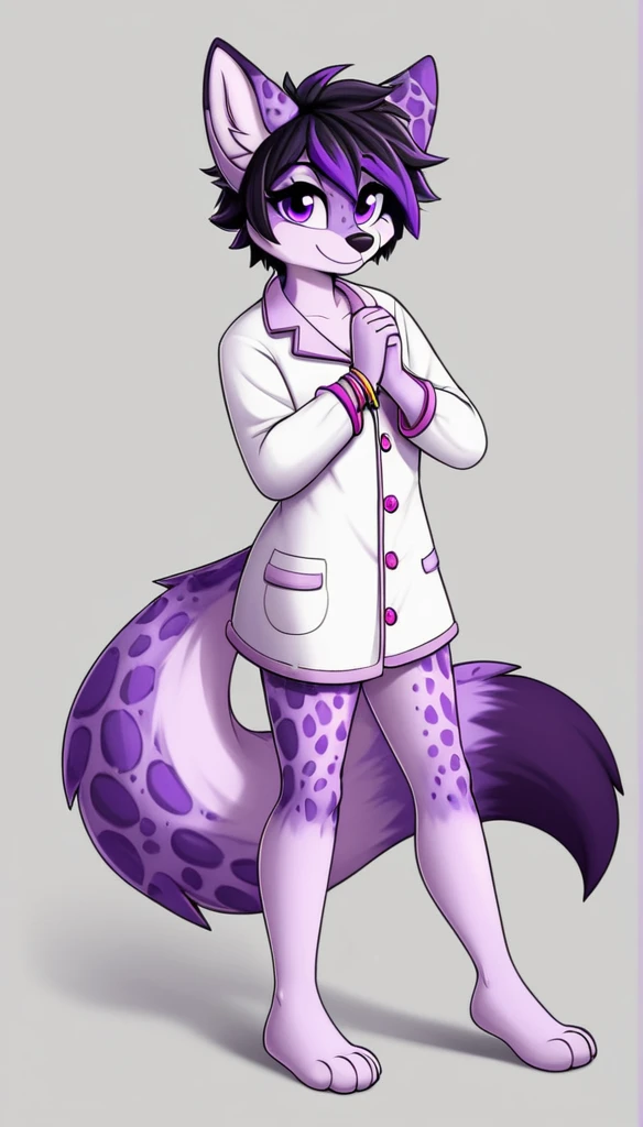 ((made by zackary911:1 art style)), ((adorable cute cat face)), INVERTED TRIANGLE HEAD SHAPE, SOFT ON THE EDGES, ((INVERTED TRIANGLE HEAD SHAPE, SOFT ON THE EDGES)) , (colors her skin and face purple:1), focus on the female furry cat, (INVERTED TRIANGLE HEAD SHAPE, SOFT ON THE EDGES), ((tall and imposing female body)), ((superiority and perfect body) ), ((female bald cat face dressed only in a white scientist's lab coat:1)), ((no hair anywhere on her body, no skin, total baldness, baldness:1)), masterpiece, Best quality, purple body and face color, a furry and feminine woman is a cute cat with purple hair, orange cat tongue, no hair anywhere on her body, pink cat nose, bare skin, big thighs, big tits and natural, big breasts, ((Hourglass figure)), (1.4), huge , thick, thick body, sexy massive female, Perfect body, big breasts, big ass, Perfect body, masterpiece, Best quality, full figure, voluptuous SEXY body, smooth. Perfect, athletic body, purple nipples, large oval eyes with black sclera and white pupils, orange tongue, ((purple inside her cat ears)), light pink cat nose, black and white eyes, ((long tail of dark purple color)), purple vagina, ((completely smooth face)), ((violet female sphinx cat face)), ((sphynx cat head)), orange cat tongue, adorable face, (( Cute face)), voluptuous cat woman, ((white scientist lab coat)), furry cat with an evil face expression, ((Serious face)), angry face, venus Perfect body, ((only 2 cat ears Normal purple, no hair on the head:1)), long bald cat tail, cat teeth, purple nipples, completely, high quality, masterpiece, adorable and sexy, Beautiful adorable Perfect body, violet color of the body and the face, big black eyes with white iris, cat mouth, cat teeth, bald body, ((long dark purple tail)), on a romantic date, ((made by art style zackary911:1)