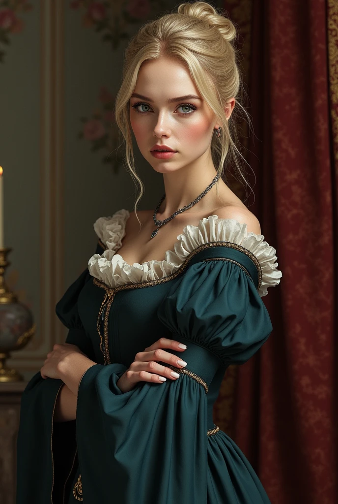 (Full body:1.5),(Masterpiece, professional lighting, 16k, 8k wallpaper, raw p(Full body:1.5),(Masterpiece, professional lighting, 16k, 8k wallpaper, raw photo, photorealistic:1.8, ultra detailed, soft natural lighting, detailed skin, detailed face, detailed eyes, textured skin, ),((ultra réaliste))) Photo, chef-d’œuvre, qualité supérieure, (Visage et yeux ultra détaillés :1.0),( poitrine :1.1), (2 femme), (1belle fille), ((maquillage des yeux intense, mascara rose)), ((lèvres finement détaillées)), ((rouge brillant et yeux bien définis)), ((cheveux bleu ondulés)), ((elegant hairstyle)) Elle est habillée d’une robe de satin rouge ajustée, à coupe basse avec des détails volants le long du décolleté et de l’ourlet. La robe a une large fente latérale, révélant des bas en filet noir. (((Off-the-shoulder evening dress with attention to detail)), Costumes aux couleurs vives, bordures volantées, talons hauts tressés, un collier, accessoires glamour, hoto, photorealistic:1.8, ultra détaillé, éclairage naturel doux, peau détaillée, visage détaillé, yeux détaillés, peau texturée),((ultra réaliste))) Photo, chef-d’œuvre, qualité supérieure, (Visage et yeux ultra détaillés:1.0), (2 femme), (1belle fille), ((maquillage des yeux épais, mascara rose)), ((lèvres finement détaillées)), ( avec rouge à lèvres brillant et yeux bien définis),((cheveux bleu ondulés)), (coiffure élégante) , Elle est habillée gants de mécanicien, (débardeur sale), débardeur taché, diaphragme, bandana blanc, pantalon de mécanicien, Un pantalon ample, atelier, (en sueur), se pencher, serviette autour du cou, lignes de string noir, pantalon déchiré, jambes écartées