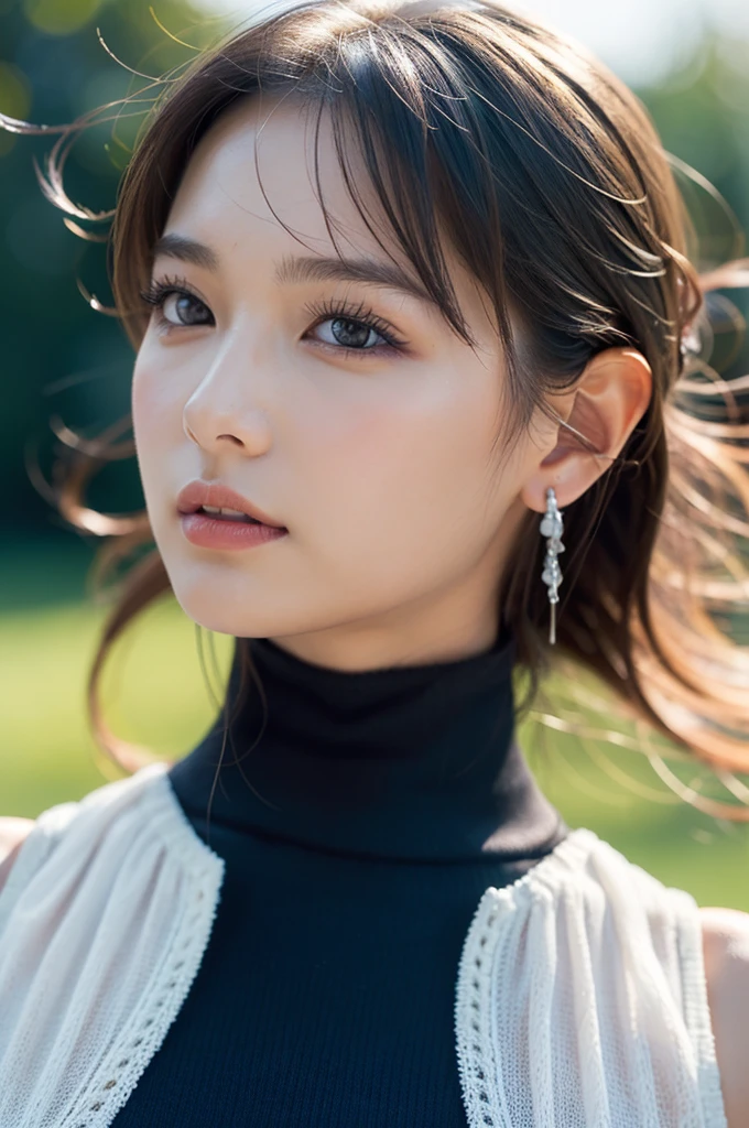 One Girl, ((Black oversized high neck cable knit,short knit dress,I can see your shoulders)), (Beautiful Japanese Idol Portrait Photos), (高層オフィスビルの部屋から眺めるニューヨークのdetailedで美しい夜景), (RAW Photos, Best Quality), (Realistic, photo-Realistic:1.4), masterpiece, 8K Portrait, Very delicate and beautiful, 非常にdetailed, 2k wallpaper, wonderful, detailed, 非常にdetailed CG unity 8k wallpaper, 非常にdetailed, High resolution, Soft Light, 美しいdetailedな***, 非常にdetailed eyes and face, Beautiful and sophisticated nose, Beautiful attention to detail, Cinema Lighting, Perfect Anatomy, Slender body, Small breasts, Medium Hair, Bokeh, Dynamic Angle, (Elegant and sophisticated atmosphere)