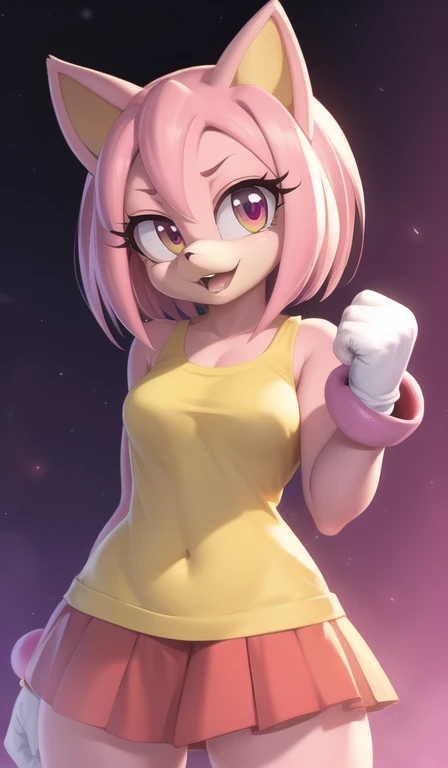 Amy rose&#39;s Argentine selection - Sonic lifted the Hercules Cup with Amy rose with big tits huge breasts