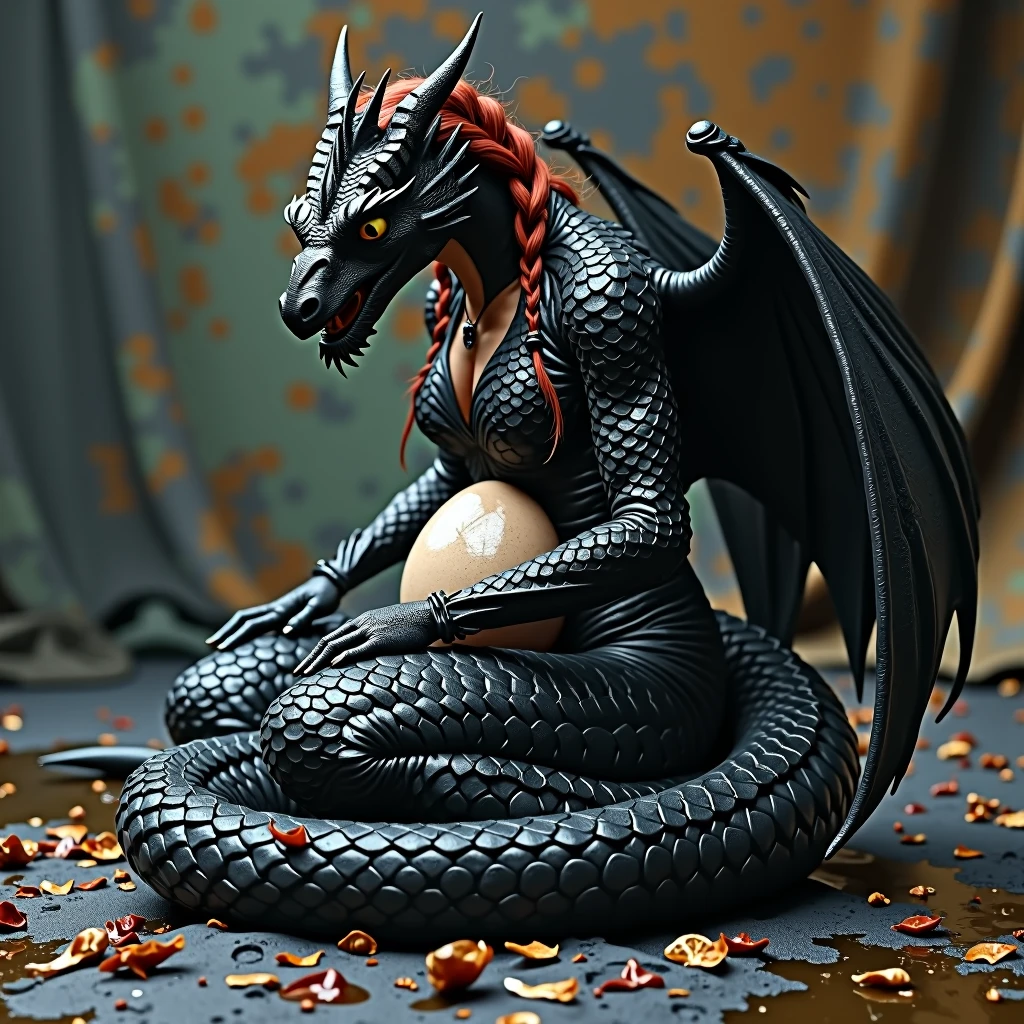 Woman with crocodile arms and legs、A devil that combines creepiness and beauty、(Hands are crocodile feet:1.2)、(Paws are crocodile feet:1.4)、Open your mouth wide to the maximum、Fangs grow、sharp claws、Female Body Line、riverside、Full body