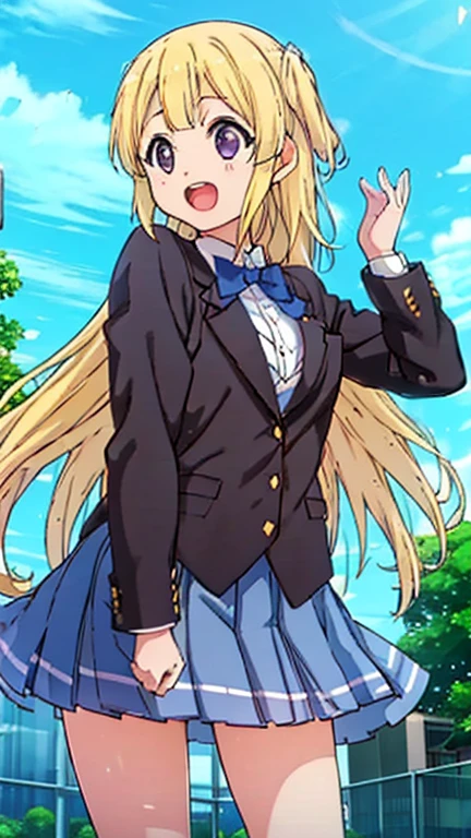 (masterpiece, Transparent air, Transparent eyes,Best Quality, Perfect Anatomy, High quality:1.4), absurderes, absolutely resolution, unbelievable Ridiculous, hight resolution, ultra-detailliert, Official art, Unity 8k, Kinetic typography,nice hand, Perfect hands, Detailed beautiful hands, Large_filesize, fulcolor, hight resolution, symmetric, exceptional, Best aesthetic, newest, Anime, very beautiful detailed body,The hair,faces,The eye,
BREAK,
1girl in, (Cute:1.5),(Chibi:0.5),(kawaii:2.0),(Lori:2.0),( girl),(large full breasts:1.65),(Ahoge,Blonde hair, blue bow, (Green eyes,eyebrows visible through hair:1.45),side locks,Parted bangs,Long hair, Hair Flower, Hair Ornament, Curly hair,Bow:1.4),:D,grin,(Angel,White feathers, one white winged, Angel wings,Spread wings, Glowing wings),pitt \(Kid Icarus\),gleaming skin, Clear skin, shining beautiful skin, Open mouth, skyporn, Smile, Solo, tusk, Upper teeth,(long eyelashes, Double eyelids:1.2),Solo,gleaming skin, Clear skin, Beautiful skin(best quality face),(Top quality glowing eyes),(Doya face,:d:1.45),
BREAK, (Smile, Happy:1.2), (Textile and pink cape, white collared shirts, Long sleeves, Black Gloves, bowtie, put hands on the hip, Grey High-Waisted Skirt, Tartan check, Waist belt, black thighhighs, black lace up boots,trunks:1.2),(Black hat:1.4),
BREAK,(morning), The girl is breakdancing on the city street,(The city at night is wrapped in beautiful flowers of light. This light illuminates the buildings and streets of the city, dispelling the darkness. The flowers of light brighten people’s hearts and bring hope and joy. This scene is a symbol of beauty and hope, a moving moment.)depth of fields,
BREAK,wakame,wakame,wakame,(Cowboy Shot:1.4),
BREAK,(Blurry background:1.3),(absurderes, hight resolution, Super Detail Art),cel shading,Clear Color, Lonely optical effect, Beautiful pictures, Bright glow, mystic atmosphere,(Close-up of girl:1.1), Mystical light particle effect,manga influence, clean line draw