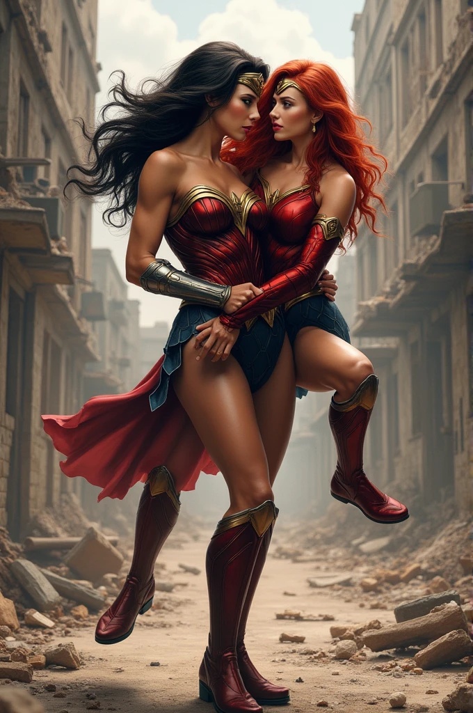 Black Widow alongside Wonder Woman