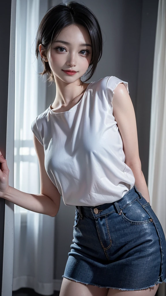 (nsfw:1.0),
(barefoot:1.3),
(from the thigh up),
(brown medium length bangs),
(brown hair),
(bob medium length hair),
(middle_length waved hair),
(vertical roll medium length hair),
((Shaggy princess cut medium length tied at the back waved hair),
Masterpiece, high quality, High resolution, extremely detailed, cute with glowing white skin, eyelashes and cute dark-brown eyes, Jewelry Accessories Anime, gorgeous background-centered composition,
(Best quality, 32K, photos of cute Japanese women),
(Raw photo: 1.2),
(The background is a school gym in an urban area in England.),
(White, black and gray interior),
(Dark Background:0.3),
(intense shadow:1.2),
1girl and 1boy,
detailed face and breast,
17 years old,
tall,
(Plump Volleyball player's uniform Ultra-small Bloomers:1.1),
(Sex with a dull man in his 20s:1.2),
(The other person is a dull man in his 20s:1.2),
(She was raped by a dull man in his 20s.:1.2),
(She was fingered by a dull man in his 20s:1.2),
(A dull man in his 20s penetrates his girlfriend:1.0),
(A dull man in his 20s fingers his girlfriend:1.0),
(Expressions of pain:1.4),
(Frowning:1.2),
(close eyes:0.8),
(Shut your mouth.:1.3),
(plump lips),
(Scrounge:1.4),
(Naughty, Nasty, Erotic, Lewd:1.4),
(inner thigh),
(standing),
(Super dynamic angle: 1.4),
(Close-up :1.4),
(from below),