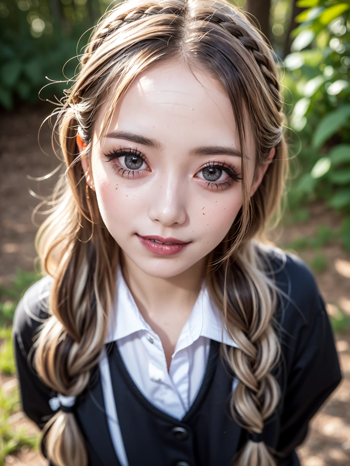 <lora:makaAlbarn_makaV1:1>, maka albarn, best quality, (realistic:1.3), (realism, hyperrealism:1.2), 1girl, caucasian girl, (masterpiece), intricate (high detail), (15 year old:1.1), short:1.1, teen, (high detail:1.1), soft glow:0.1, nsfw, high dynamic range, (beautiful face), hirez, shallow depth of field:0.1, (big head:1.1), detailed skin, soul eater, twintails