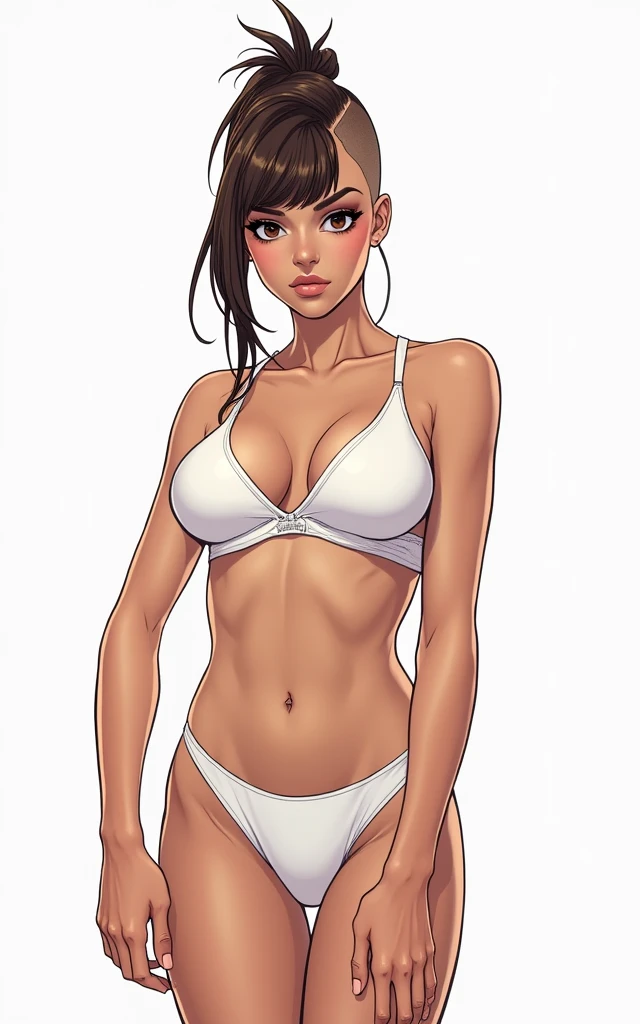 (1girl like naniwaifi:1) 1girl
bangs
bare shoulders
bikini
bracelet
breasts
choker
cleavage
collarbone
cowboy shot
curvy
gradient
gradient background
huge breasts
jewelry
micro bikini
navel
o-ring
o-ring bikini
o-ring top
short hair
solo
standing
swimsuit
thighs
white hair
yellow bikini
yellow swimsuit, realistic:1.3 , beautiful detailed, 16k,