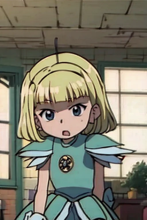 anime artwork juno, 1girl, solo,short hair, blonde hair, lips, green eyes, petite, flat chested,clothes,masterpiece,best quality,8k highres,detailed . anime style, key visual, vibrant, studio anime, highly detailed