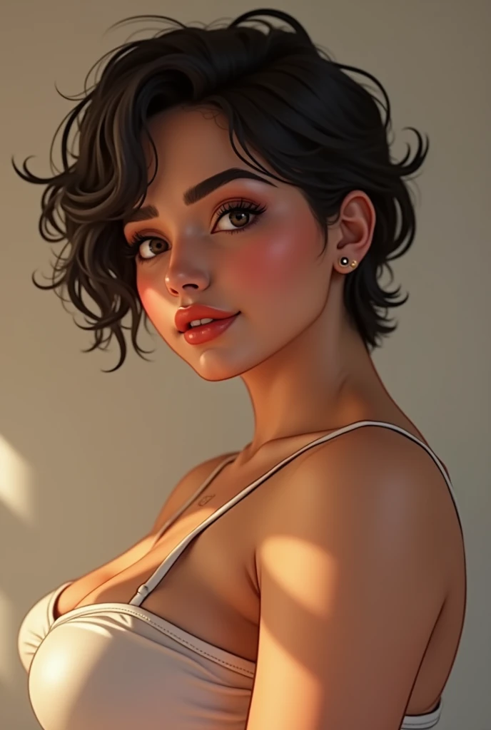 That woman in a bra 
