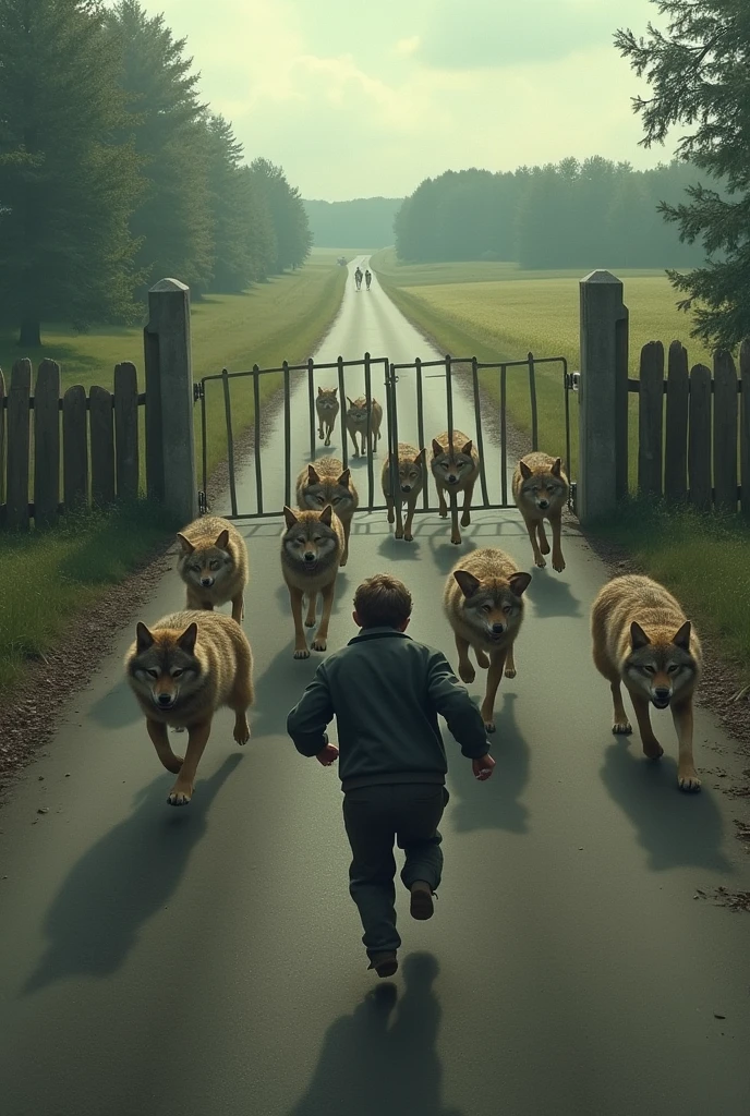 Video Around dangraus forest in 10 to 12 fox looked very danger mauth in blud any other animal in which african boy cry run 