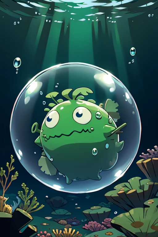 Bubble Monster,Seaweed,Mucus,,