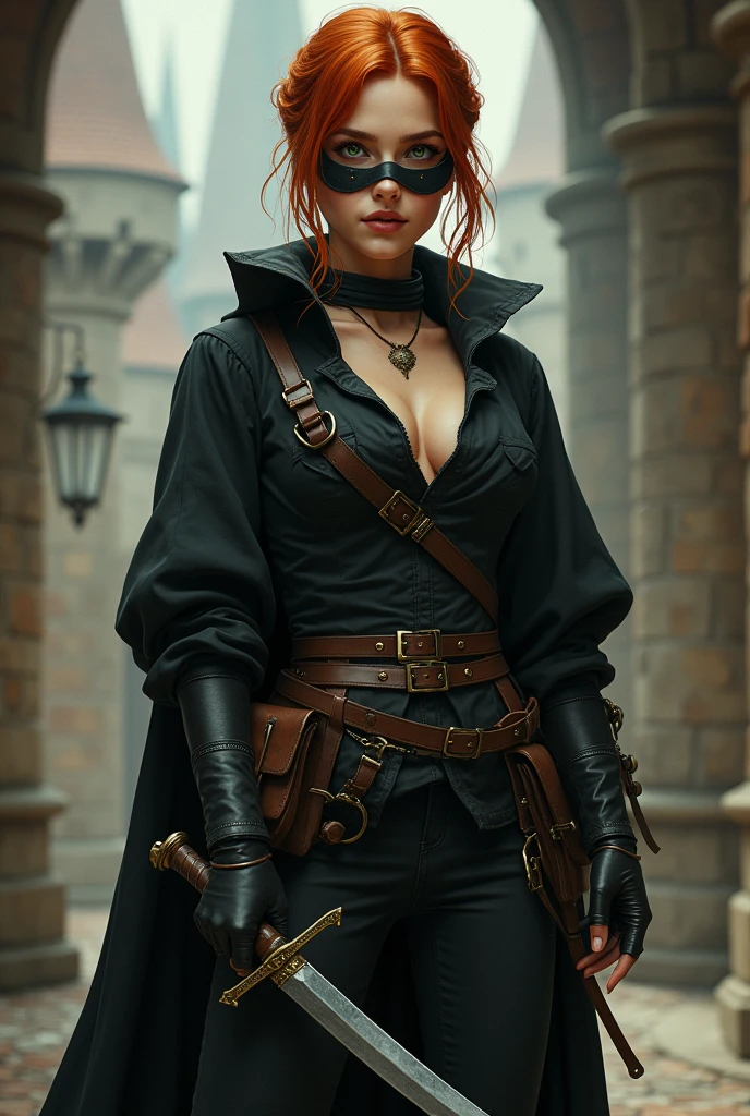 young teen girl, medieval thief, black leather clothes, long pants, boots, long coat with hood,, dagger attached to the belt, sexi, small breasts, , highly detailed, vibrant appearance, creative behavior, extremly detailed, imaginative, sensual, spontaneous, highest quality, skin texture, intricate details, (cinematic lighting), RAW photo, 8k, masterpiece,best quality,ultra-detailed,very detailed illustrations,extremely detailed,intricate details,highres,super complex details,extremely detailed 8k cg wallpaper,