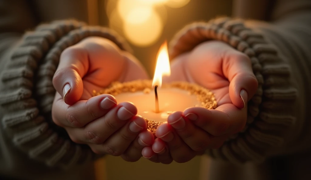 hand in hand,Candle,dark