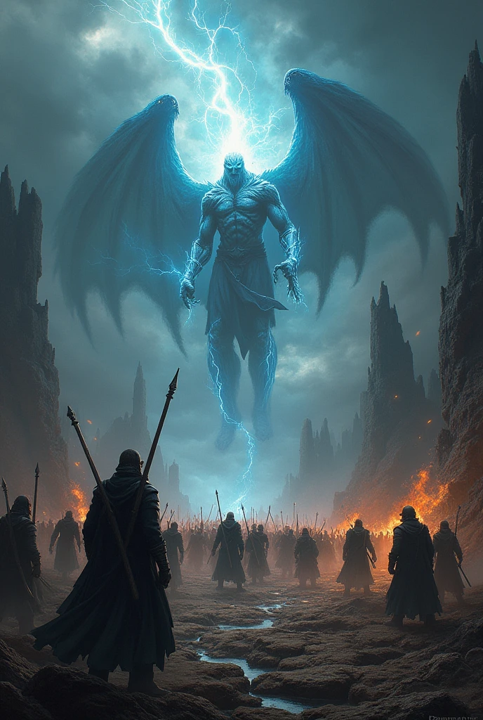 <lora:AngelicAI:.9> AngelicAI, large group of short masked girls standing still holding very long metal sticks warding off evil, (enormous scary creature in the distance), elemental shift, vibrant magic streams of energy in the distance, strange lights in the sky, windswept ruined city background <lyco:MADGOD_STYLE16:0.6> gloomy, dark, ominous <lora:more_details:0.4> more details