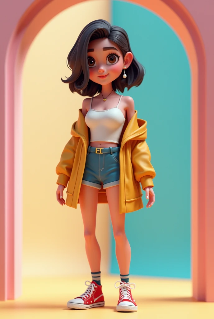 Sexy Young Girl with Roblox Style 