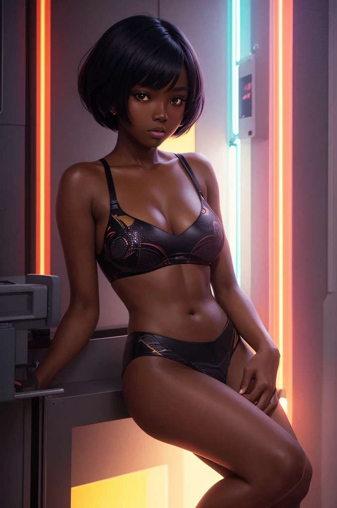 beautiful african university student, curly hair, full body, in white transparent clothing, white transparent pants, interior, classroom, sitting, seductive posture, sexy pose, legs open, legs up, showing ass, big ass, arms on the sides and wide neckline, photorealistic large breasts, photo, masterpiece, realistic, realism, photorealism, high contrast, photorealistic digital art trend on Artstation 8k HD high definition detailed realistic, detailed, skin texture, hyper detailed, realistic skin texture, armor, best quality, ultra high resolution, (photorealistic:1.4), high resolution, detailed, raw photo, sharp re, by lee jeffries nikon d850 stock film photography 4 camera kodak portra 400 lens f1.6 rich colors hyper realistic texture dramatic lighting irrealengine trending on artstation cinestill 800,
