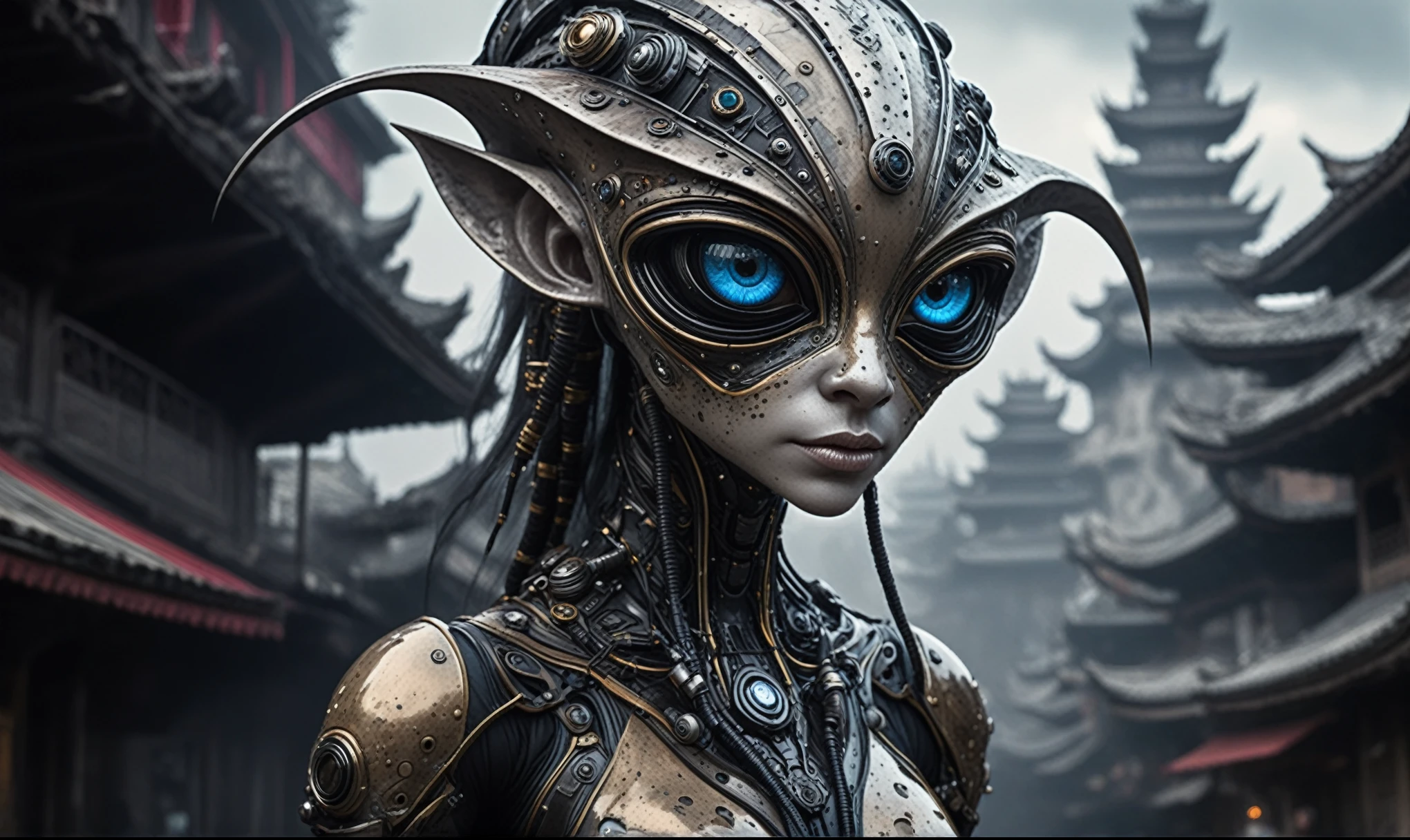 full body shot,beggar deep niobium paladium The Alien Entity,native italian babychild, wants eat,survival in criminal city of future, Technicolor,natural skin textures, hyper realism, hyper detailed,Extremely detailed,High contrast,Masterpiece,Realistic,Ultra Detailed, intricate details,realistic humid leather,extremly intricate,Epic Realistic, cinematic style,irina yermolova,high contrast,hdr,extremely detailed, deep night landscape,masterpiece,intricate details,faded,eyes extremely detailed, high detailed eyes,8k resolution,RAW,retina, Nikon Z9,China,orc,Li River ,Guangxi Zhuang of China,tkt style, pointed ears perfect, Elf,transition between two art styles, Ink painting to photorealism, Double contact, X-ray, Creative, vivid light, masterpiece, fantasy, Abstract, Surrealism, super detailed, high resolution, stop:35;(((creature with a spectral and ghostly appearance)). Her skin is pale, almost translucent,ancient rock paintings of the first people,sharkfish's leather,A Modern flat toon Crazy whit a Big ONE a Only Eye Robot USSR , and helmet Style, tongs in hands, Tv head, pinhead, camouflage , Ambient in a meteorite crater super detailed, Glass sphere with a bunch of trees on it, overgrown planet, insane color planet, Fractal World, A lush world of fantasy, fantasy planet, Dyson sphere, planetary landscape, Jofra Bosschart,psychedelic Mysterious World