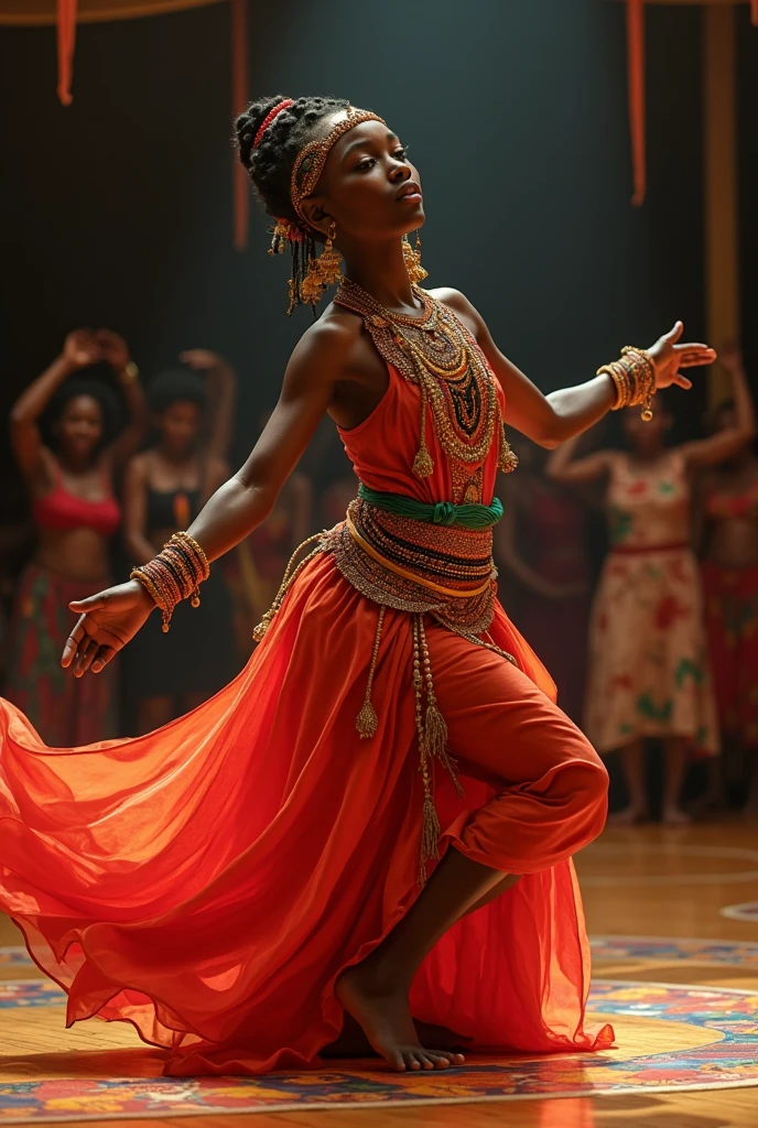 (best quality,4k,8k,highres,masterpiece:1.2),ultra-detailed,(realistic,photorealistic,photo-realistic:1.37),Indian model naked,passionate,fierce eyes,bold gestures,proud stance,dark skin,curly hair,elaborate ornaments,body paint,tribal patterns,traditional jewelry,dancing gracefully,expressive movements,sensual vibes,exquisite physique,sunlit background,captivating presence,colorful and vibrant,artistic composition,striking poses,energetic atmosphere,deep emotions,glowing aura,hypnotizing beauty,radiant personality,dynamic lighting,contrast enhancement,lively portrayal,authentic representation,mesmerizing expressions,provocative curves,alluring charm,embodying strength and grace,showcasing diversity,majestic presence,celebrating culture and heritage,showcasing human form,inspiring confidence and empowerment,fearless expression.