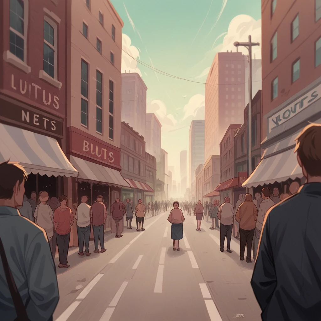 1girl, naked girl walking in public new york, people see