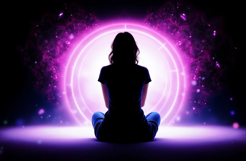 (poolrooms:1.2), High detail RAW color photo professional nude close photograph of a ((brunette woman meditating)), ((in front of a solid purple background)), [worlds largest DDDD breasts], [perfect bubble butt], sexy look, skin pores, sexual, matte, ((muted colors)), ((casting magic with bubbles, pink laser beams, vaporwave fog, cyberpunk city, vaporwave pyramids in the background, liminal pools, refraction, shattered mirrors )), backlighting, depth of field, natural lighting, hard focus, coarse film grain, (3d), ray traced, rendered, photographed with a Canon 50mm