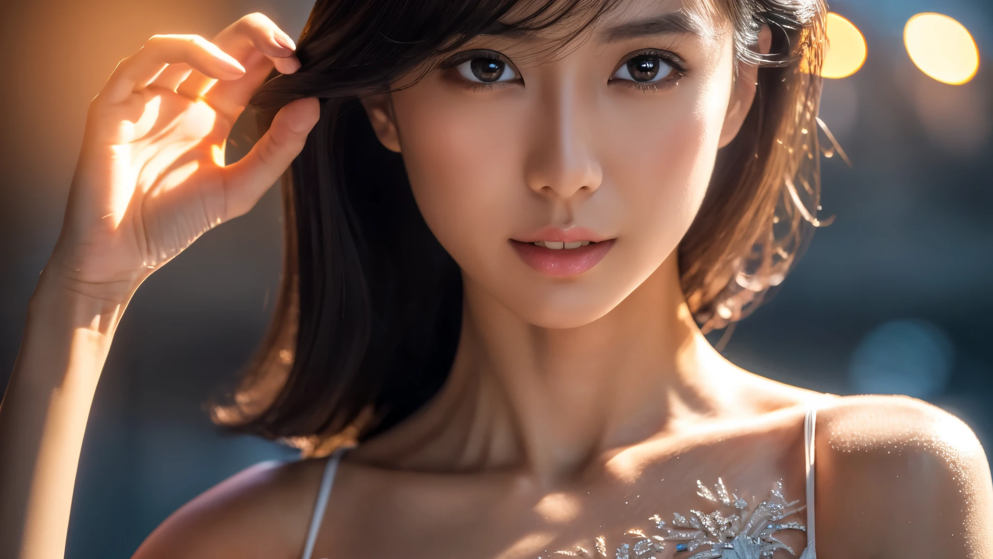 fullnude、fullllbody、Photorealsitic、8k、Beautuful Women、20s、South Pole、