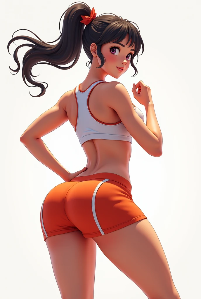 Fashion shoot to sexy model in a bathroom mirror taking a picture of herself, (naniwaifu:1), tight outfit, unitard color white with rave printed, unitard one-piece full body color white, printed rave clothes , Tight unitard , tight clothes, Marked muscles in tight white clothing, thicc, ,, curvy sexy , sexy young ebony, slluty , bitch, NY, professional shoot, world famous ebony chick, GAP instructor and blogger, model in onlyfans and Instagram, vibrant orange, she is wearing streetwear, curvy muscular, hourglass body, stunning sexy body, naughty slluty, casual pose, , attractive pose, big booty, tight fit,, jaw dropping beauty,