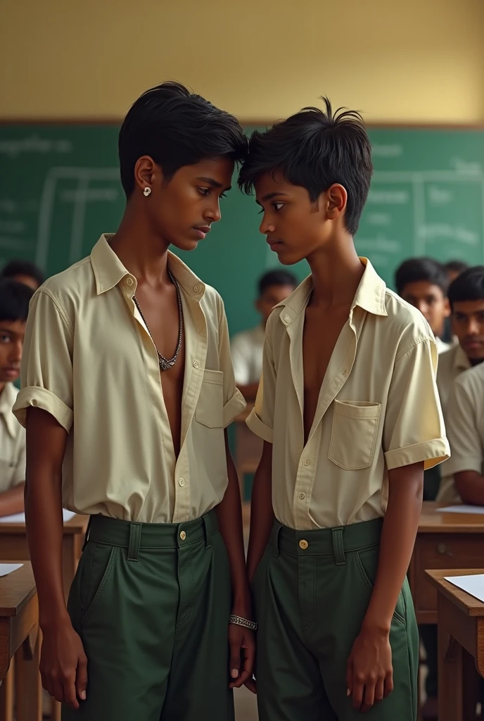 Indian 16 year old twinks boys crying embrassed in school