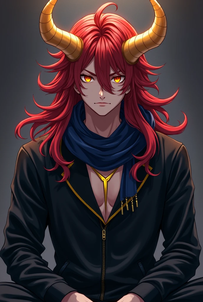 1boy,black crown,red hair, Exposed muscular chest, full of scars and burns, exposed torso, big thighs, manly, legendary weapon ,,(masterpiece, best quality), Angry, aura of fire, burns x whole body, fire devil