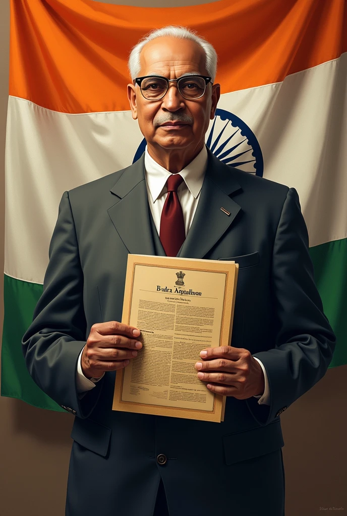 Martin Scorsese holding indian flag
