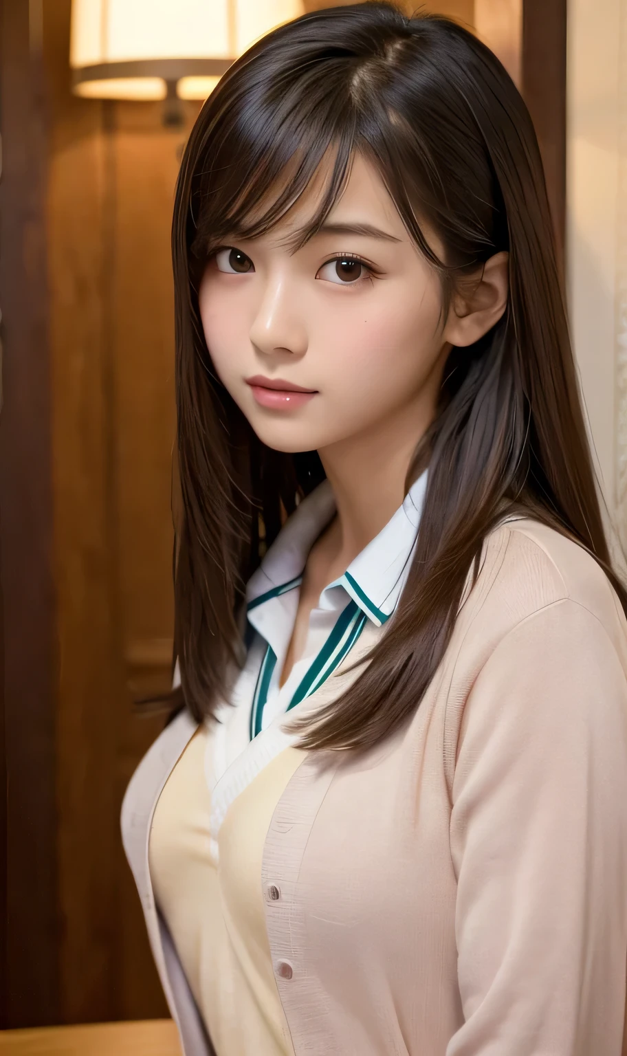 (Happy expression on face:1.26)、Raw photography、(((Ultimate Beauty Full Body Shooting)))、((glistning skin))、女の子1人、17-year-old beautiful girl in Prague、bright expression、((brown haired))、Girl in sweatshirt、Plaid pleated skirt、View from the floor、(Long stockings or pantyhose)、(up skirt)、Legs open、Crouch down、Counterpoint shots、((ultra-detailliert))、(Perfectly detailed face)、(Detailed hand)、(Detailed finger)、(Good human anatomy)、Photorealistic images、((​masterpiece、最hightquality、ultra-detailliert、Film Light、intricate-detail、hight resolution、ighly detailed))、细致背景、8KUHD、Digital SLR、Soft light、hightquality、Film grain、FujifilmXT3 、Shallow depth of field、natural soft light、Kamimei、