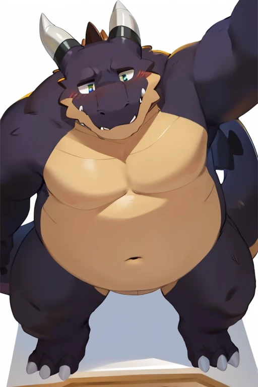 ((Solo)), 1 boy, male, very largest, (((((bara body, fattest body, dad type))))), buff, extremely thickened overweight body, ((((1500 pounds)))):2, (((massive fluffy belly))), (((massive thighs, massive curves, massive pecs, massive biceps))):2.5, ((((blue)))), fluffy, ((hunky)) (((dragon))) with, (((dragon snout))):1.3, flexing, simple background with stripes, by glitter boy trap, by Zackary911, nsfw, cropped