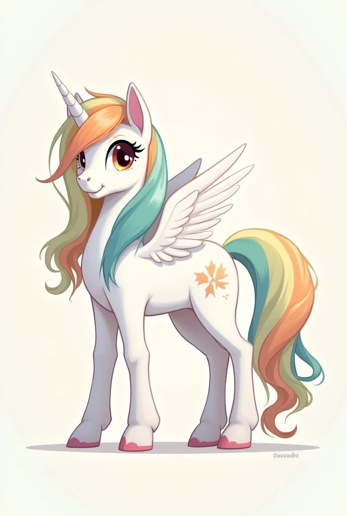 rating_safe, score_9, a cute mare, fluffy, pegasus pony, night, tree, portrait