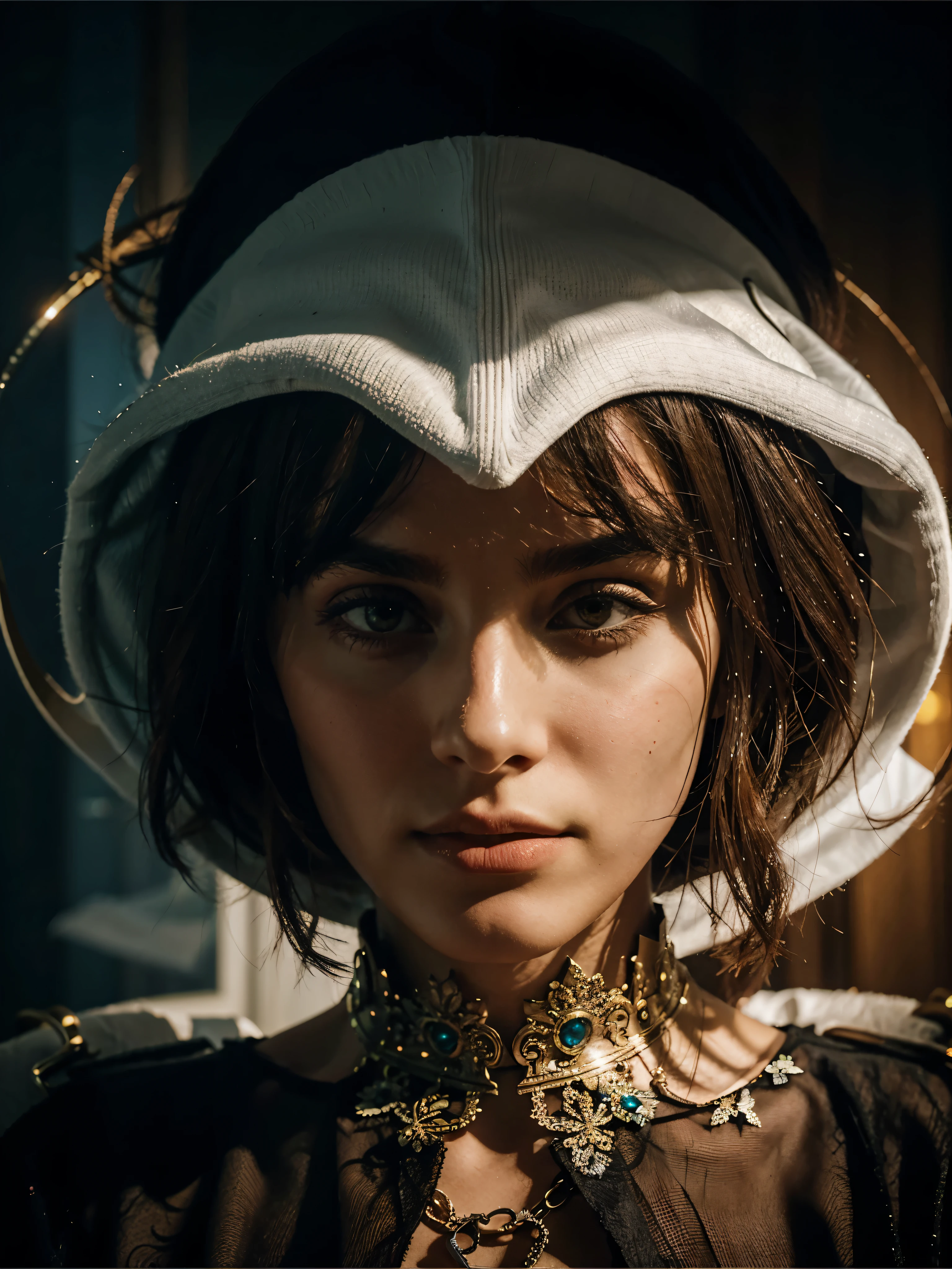 masterpiece, best quality, (extremely detailed CG unity 8k wallpaper), (best quality), (best illustration), (best shadow), absurdres, realistic lighting, (Abyss), beautiful detailed glow, art by PeterMohrBacher,