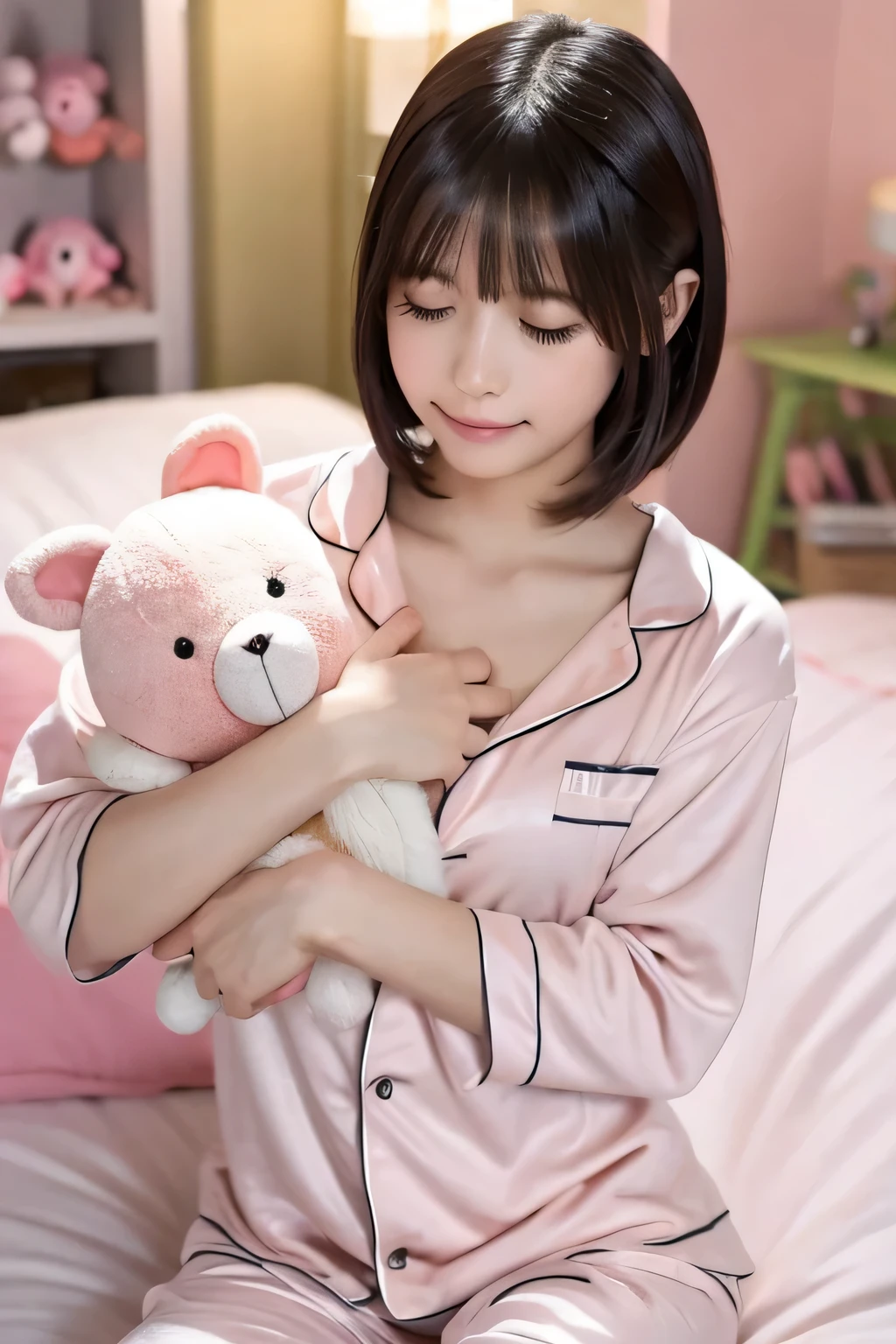 girl is going to wear her pikachu pajamas and go to sleep --auto --s2