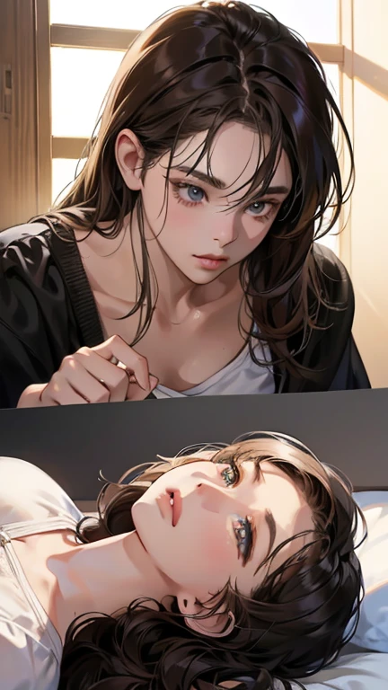 (nsfw), Big Breasts, beautiful girl, topless, (Shinobu Kocho(Demon slayer))、(Very beautiful girl having sex:1.9)、(Girl rides guy perfectly:1.3)、((It feels so good I could die:1.3))、(Very intense movement)、(A little clothing)、((Eyes half closed:2))、(Crying face:1.7)、((aphrodisiac))、((Big tears:2))、(Abundant Tears:2)、(The body shakes violently:1.5)、vagina 、8k resolution、 masterpiece、((Highest quality))、Anatomically correct、((Hasselblad Photos))、[:(Detailed face:1.2):0.2]
